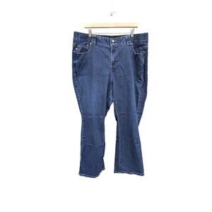 Lane Bryant Straight Leg Tight Tummy Control Jeans Medium Wash Plus Size 20 P